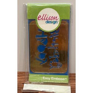 Ellison Design Easy Emboss Happy Birthday #2 by Stu Kilgour 22195